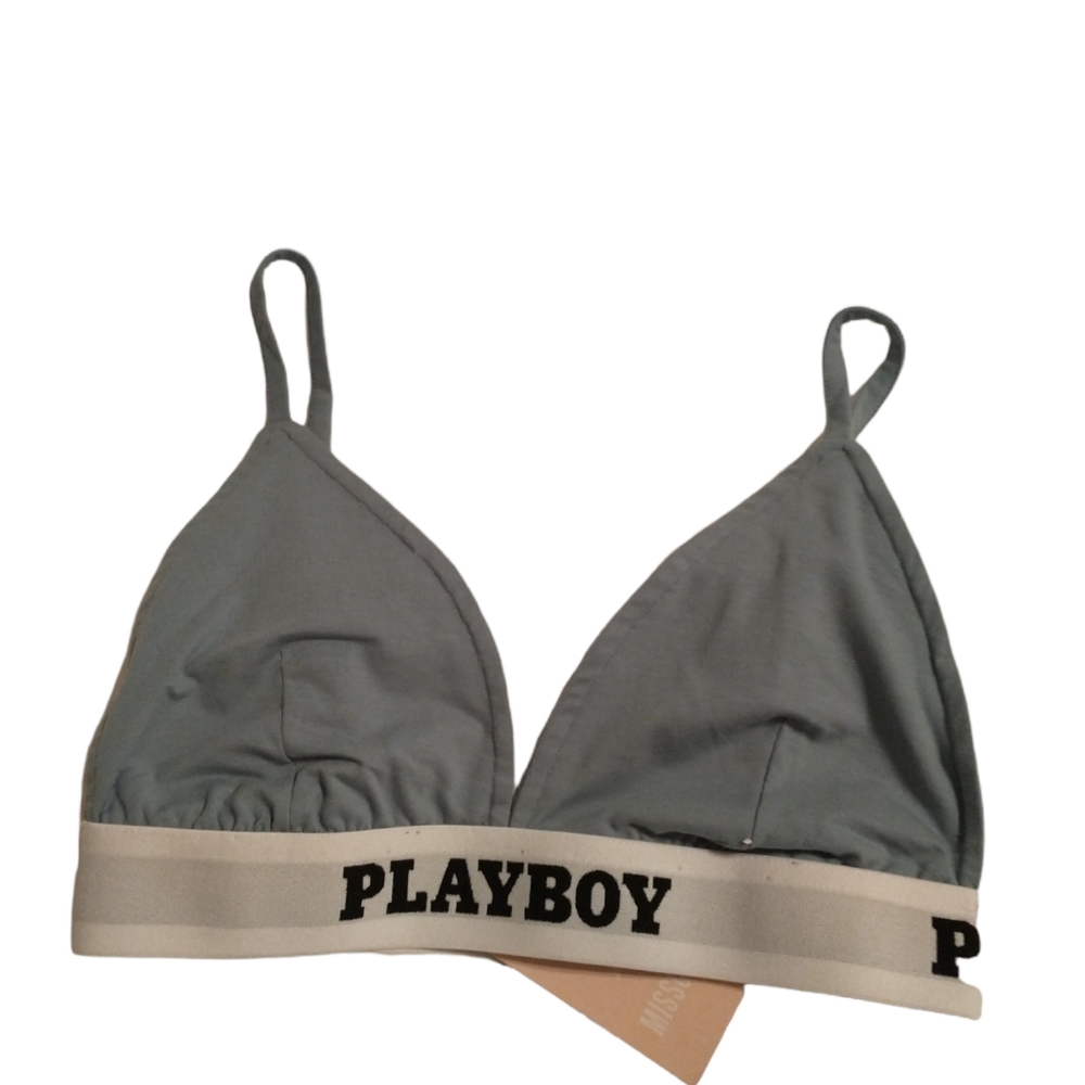Playboy by Missguided Triangle Bralette 4
